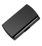 Mini Metal Cigarette Case Holds 10-12 Regular Size Cigarettes for 85mm Cigarette (85mm 12 pcs, Gun Black)