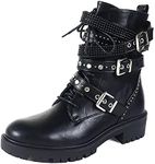 MeiLuSi Lace up Military Combat Boo