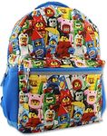 Lego Minifigures Boy's Girl's 16 Inch School Backpack, Lego Minifigures, One Size, Classic