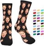 Custom Face Socks with Photo Novelt