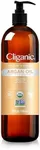 Cliganic Organic Argan Oil for Hair, Face & Skin (Bulk, 32oz with Pump) - 100% Pure, Cold Pressed