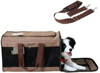 BELLA & PAL Large Dog Carrier Cat Carriers, Pet Carrier for Small Medium Dogs Cats Under 22Lbs, Collapsible Soft Sided Travel Carrier