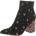 Betsey Johnson Women's Joise Ankle Boot, Black Multi, 7