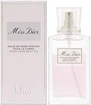 Miss Dior by Christian Dior for Women 3.4 oz Fresh Rose Body Oil