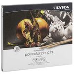 Lyra Rembrandt Polycolor Art Pencils Set With Metal Case | Perfect For Beginners, Professionals & Artists | Ideal For Sketching, Painting, Drawing & Shading | Multicolor, Pack of 24