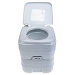 SearQing Portable Potty Adult, Leak-Proof Porta Potty with 5.3 Gallons Capacity Waste Tank,Easy Setup Easy Clean Portable Potty for Adults for RV Boat Camp
