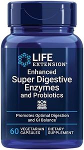 Life Extension Enhanced Super Digestive Enzyme with Probiotics, 60 Count