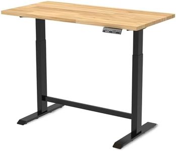WORKPRO 48" Electric Standing Desk, Height Adjustable Workbench with 48"x24" Wooden Top and Dual Motor, 500 LBS Load Capacity Work Table for Home, Office, Garage, 28-3/4" to 48-7/16" Lift Range