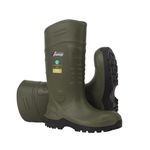 CSA Approved Safety Boots Men - Steel Toe Waterproof Rubber Work Boots Insulated Hunting Boots Logger Boots Rain Boots