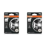 OSRAM LEDriving® SL, ≜ C5W (41 mm), White 6000K, LED signal lamp, Off-road only, non ECE, Single Blister (1 lamp) (Pack of 2)