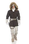 Charades Star Wars Hoth Han Solo Adult Costume, Large, Brown