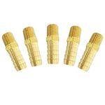 Barb Adapter 1/8" NPT Male x 1/8" Barbed Brass Hose Fitting 5pcs