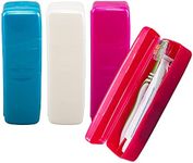 [4PCE] Swosh Toothbrush/Toothpaste Protective Case for Convenient Travel, Take Your Oral Care Anywhere