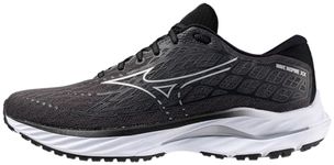 Mizuno Men's Wave Inspire 20 Running Shoe, Ebony/White, 9.5 Wide