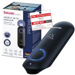 Beurer BiteX Day&Night Insect Bite Healer BR 90, mosquito bite heat pen for the treatment of insect bites and stings, electronic bite healer, with light for usage in the dark, travel gadget
