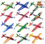 Kissdream 36 Pack 8 Inch Glider Planes - Birthday Party Favor Plane, Great Prize, Handout / Giveaway Glider, Flying Models.