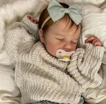 Zero pam Realistic Silicone Reborn Baby Dolls Full Body Girl 20 Inch Lifelike Newborn Baby Dolls That Look Real Sleeping Silicone Reborn Babies With Rooted Hair