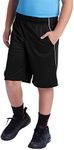 C9 Champion Boys' Color Block Short-9" Inseam, Ebony, S