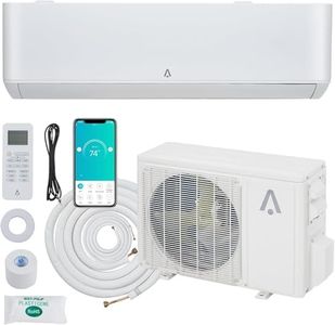 GarveeHome Mini Split Ac/Heating System,19 SEER2 12000 BTU Mini Split AC, Inverter Ductless Air Conditioner w/Wifi,Remote Contro& Pre-Charged,230V Mini Splits Heating and Cooling up to 450 Sq. Ft