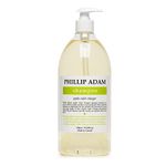 Phillip Adam Apple Cider Vinegar Shampoo for perfect pH Balance & Enhanced Shine - Sulfate Free and Paraben Free - Green Apple Scent - 1L