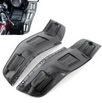 Adjustable Fairing Vented Wind Deflectors for Goldwing GL1800 F6B 2001-2017, PSLER Side Spoilers Wing Windshield Air Guard Deflectors 2 Pcs Motorcycle Accessories(Smoke Gray)