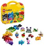 LEGO Classic Creative Suitcase 10713 - Includes Sorting Storage Organizer Case with Fun Colorful Building Bricks, Preschool Learning Toy for Kids, Boys and Girls Ages 4 Years Old and Up