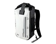 Overboard Classic 100% Waterproof Backpack Dry Bag, 20L, White