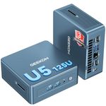 GEEKOM [IT12 2026 Mini PC, With Windows 11 Pro, Intel Core Ultra 5 125U (Up to 4.3GHz), DDR5 16GB RAM (Up to 128GB) & 512GB SSD, 8K@120Hz Quad Display/Dual USB4/6×USB for Video Editing/Graphic Design