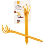 Fun Spaghetti-Shaped Plastic Spaghetti Spoon/Pasta Fork from a Series of Pasta-Inspired Kitchen Gadgets | Cool Pasta Spoon to Claw and Serve Pasta | Original Kitchen Accessories | by Monkey Business