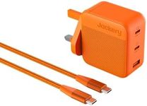 Jackery 102W GaN 3-Port Fast Charger, Dual 100W USB-C & 18W USB-A Ports, Quick Charging with PD3.0, PPS, QC4.0, Compatible Explorer 100Plus/240V2/300Plus