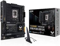 ASUS TUF GAMING B760-PLUS WIFI D4 Intel(13th and 12th Gen) LGA 1700 ATX motherboard,PCIe 5.0,3xPCIe 4.0 M.2 slots,DDR4,2.5Gb LAN,USB 3.2 Gen 2x2 Type-C,front USB 3.2 Gen 2 Type-C®, Thunderbolt(USB4®)