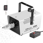 Snow Machine 600 Watt with Wireless Remote Control and Wired Control for Christmas Wedding Photography Parties Kids Stage Parades