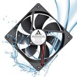 GDSTIME IP67 Waterproof Fan, 120mmx25mm DC 12V Brushless Cooling Fan, 2500RPM 2PIN