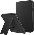 Fintie Stand Case for 7.8" Nook GlowLight 4 Plus Tablet (2023 Release) - Premium PU Leather Sleeve Cover with Card Slot and Hand Strap, Black