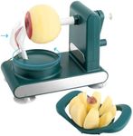 Gitohoni Apple Peeler Slicer Corer, Multi Fruit Peeler with Fruit Divider Set, Upgrade Hand Peeler Machine with Two Blades for Apple