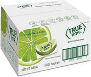 TRUE LIME Water Enhancer, Bulk Pack - 0.03 Ounce, 500 Count (Pack of 1)| Zero Calorie Unsweetened Water Flavoring | For Bottled Water & Recipes | Water Flavor Packets Made with Real Limes with 5-Pack Additional Bonus Flavors