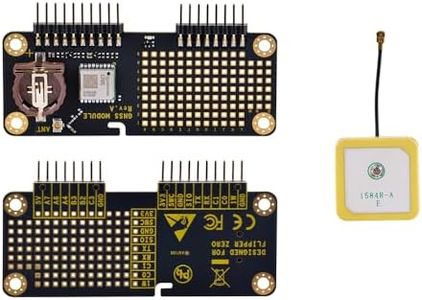 NewHail GNSS Module Receiver for Flipper Zero,supports GPS, BeiDou (BDS), GLONASS and QZSS systems, With active GNSS antenna for Flipper Zero
