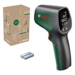 Bosch infrared thermometer UniversalTemp (-30°C...+500°C, easy and precise measurement, 3 predefined material groups, in E-Commerce cardboard box)