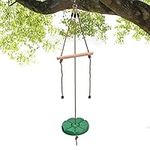 Disc Swing for Kids,Monkey Bar Swing Set - Disc Swing Tree Swing Set for Indoor and Outdoor, Backyard, Zipline, Tree, Playground, Playroom Ruftup