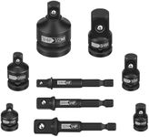 9 Piece Impact Socket Adapter and R