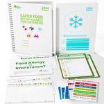 Safer Food Better Business 2024, including Food Hygiene Record Book Pack and Kitchen Safety Signs, Comprehensive Food Safety Book Kit for Caterers Restaurants and Takeaways