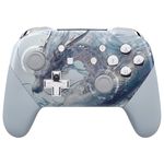 eXtremeRate Faceplate Backplate Handles for Nintendo Switch Pro Controller, The Crystal Dragon Replacement Hand Grip Housing Shell Buttons for Nintendo Switch Pro Controller - NO Controller