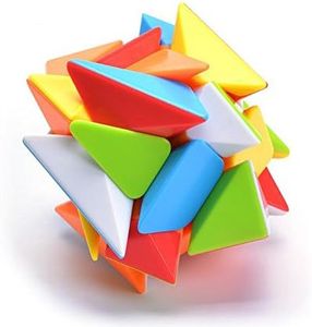 CuberSpeed Axis stickerless Bright Jingang V2 3x3 Color Magic Cube 3x3x3 Axis V2 Cube V2 Speed Cube Puzzle