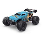 Heattack SONANI RC Cars,40+KM/H Speed 4WD 1:18 Scale Electric Waterproof Truggy Remote Control Off Road Monster Truck with Rechargeable Batteries Toys for Kids and Adult (RC Crawler ZWD-005), Multi