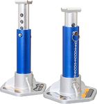 BIG RED AT43004UR Aluminum Jack Stands, 2 Pack, 3 Ton (6,000 lb), Blue/Silver