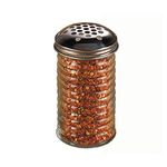 American Metalcraft BEE319 American Metalcraft BEE319 Shaker, Glass with Dredge Top, Beehive, 12oz. Capacity,