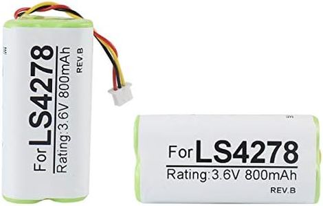 2-Pack Battery for Motorola Symbol LS4278 LS4278-M LI4278 DS6878 Barcode Scanner 800mAh 3.6V Ni-Mh PN 82-67705-01 BTRY-LS42RAAOE-01