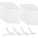 Picture Hanging Strips Heavy Duty,24-Pairs(48Strips)Picture Canvas Hanger No Nails,69 x 16mm Photo Frame Stickers for Wall,Damage Free Adhesive Poster Refill Mounting Strips