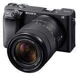 Sony ILCE6400M/B Black Alpha A6400 Mirrorless Camera:Compact APS-C Interchangeable Lens Digital Camera with Real-Time Eye Auto Focus,4K Video