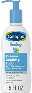 Cetaphil Baby Eczema Soothing Lotion, Colloidal Oatmeal, Paraben Free, Hypoallergenic, Dry Skin, 5 Fluid Ounce